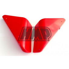 Tampas laterais FAMEL ZUNDAPP XF 17 / Z2 / Z3 vermelho / TRIANGULAR - HP